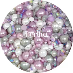 Flatback Pearl & Rhinestone Mix - Bertha by Glitter Heart Co.&trade;