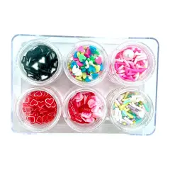 Love Is In The Air Combo Set of Polymer Clay Pieces for Epoxy and UV Resin Art