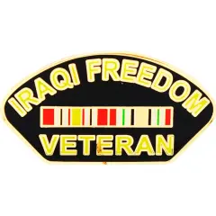 EagleEmblems P14251 Pin-Iraqi Freed,Veteran (1.25'')