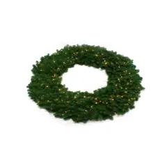 60" Pre-Lit Northern Spruce Wreath with 300 Lights & 1200 Tips - Stunning Holiday Decor, Ideal for Christmas Home & Office Displays - Perfect for Festive Celebrations - 2024 Christmas Collection, Floral Home by Artificial Flowers