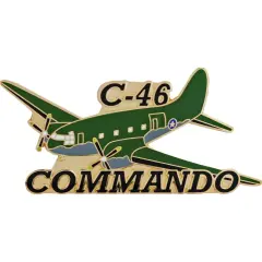 C-46 Curtiss Commando Airplane Pin 2 3/8"