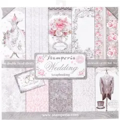 Stamperia Wedding Paper Pack 12x12 Paper Pack