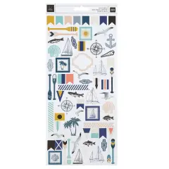 Heidi Swapp Set Sail Cardstock Stickers-151/Pkg