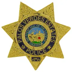 Palos Verdes Estates Badge Pin 1"