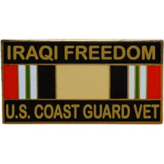 EagleEmblems P12269 Pin-Iraqi Freed,USCG,Vet. (1.125'')