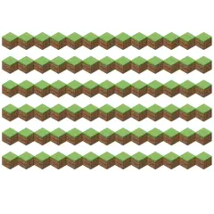 Minecraft Die-Cut Blocks Extra Wide Trim, 37 Feet Per Pack, 6 Packs