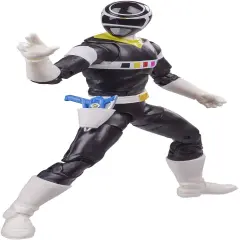 Power Rangers Lightning Collection 6 Inch Action Figure | In Space Black Ranger
