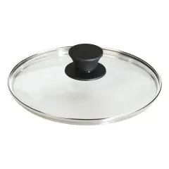 Lodge GL8 Tempered Clear Glass Lid Fits 8 Inch Cast Iron Skillets Serving Pots