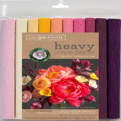 Lia Griffith Heavy Crepe Paper 10/Pkg-English Garden
