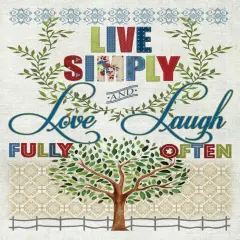 Live Simply Poster Print by Conrad Knutsen - Item # VARPDX16522
