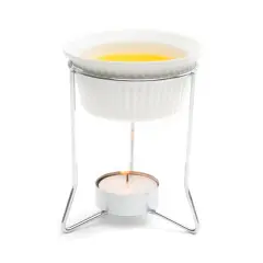 Fox Run Butter and Sauce Warming Cups Prepare and Serve Ceramic Dish Set of 2