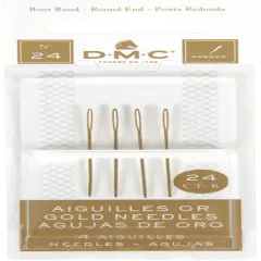 DMC Gold Tapestry Hand Needles-Size 24 4/Pkg