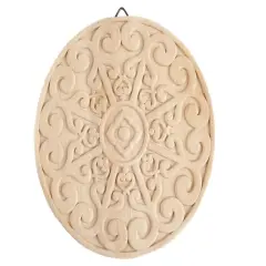 CousinDIY Paintable Wood Medallian 8"x8"-Scrollwork