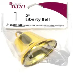 CousinDIY Liberty Bell 2" 1/Pkg-Gold