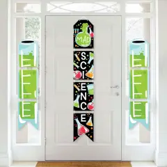 Big Dot of Happiness Scientist Lab - Hanging Vertical Paper Door Banners - Baby Shower Birthday Party Wall Decor Kit - Indoor Door Decor