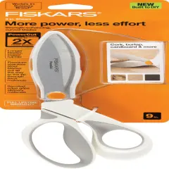 Fiskars Built to DIY Softgrip PowerCut Shears-9"