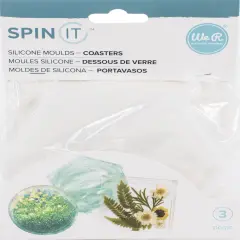 We R Spin It Epoxy Mold 3/Pkg-Coaster