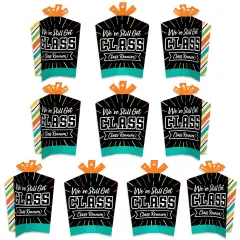 Big Dot of Happiness Still Got Class - Table Decorations - High School Reunion Party Fold and Flare Centerpieces - 10 Count