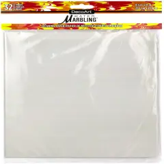 DecoArt Water Marbling Newsprint Cleaning Paper 32/Pkg-8.5"X11"