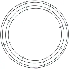 Panacea Wire Wreath Frame-16"