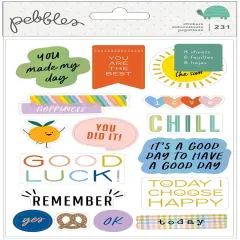 Pebbles Kid At Heart Sticker Book with Iridescent Foil Accents