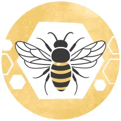 Big Dot of Happiness Little Bumblebee - Bee Baby Shower or Birthday Party Circle Sticker Labels - 24 Count