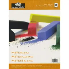 Royal Langnickel essentials(TM) Pastels Artist Paper Pad-9"X12", 12 Sheets