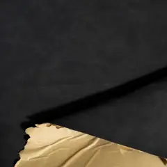 Kitcheniva Suede Vinyl Fabric Faux Leather Self Adhesive 52" Black