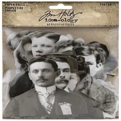 Idea-Ology Paper Dolls Die-Cuts 42/Pkg-Portraits