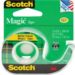 Scotch Magic Tape-.75"X300"