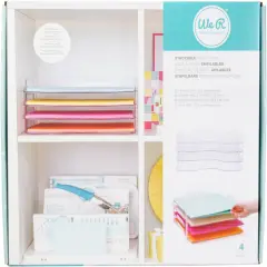 We R Stackable Acrylic Paper Trays 4/Pkg-Clear 12"X13"