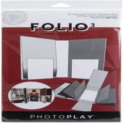 PhotoPlay Folio 3-4.5"X8.5" White