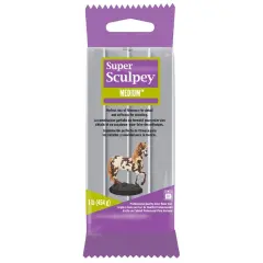 Super Sculpey Medium Blend Clay 1lb-Gray