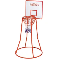 Spectrum Kids Basketball Goal with Backboard. Durable Goal with Painted Steel Frame has Official Size Goal Set at 4 Ft High with Wood Backboard that is Perfect for Younger Kids.