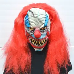Kitcheniva Halloween Stitches Clown Mask With Hair