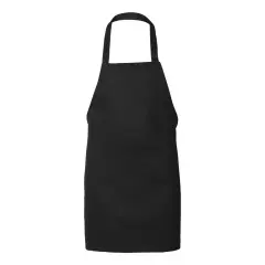 Q-Tees&reg; Butcher Apron Black