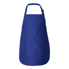 Q-Tees&reg; Full-Length Apron with Pockets Royal