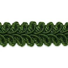 20 yards of Alice Classic Woven BraidTrim | 20 yard cut Hunter Green