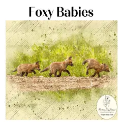 Foxy Babies Decoupage & Mixed Media Papers for Crafting and Art (medium)