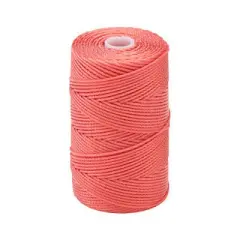C-LON Bead Cord, Chinese Coral - 0.5mm, 92 Yard Spool