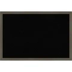 Svelte Wood Framed Corkboard, Black Cork Svelte Clay Grey