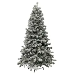 Northlight Medium Heavily Flocked Madison Pine Artificial Christmas Tree - 6.5' - Unlit Green