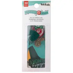 Vicki Boutin Peppermint Kisses Die-Cut Paper Clips 30/Pkg