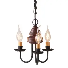 Bellview Chandelier in Plantation Red