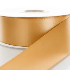 4" Double Faced Satin Ribbon 690 Old Gold 100yd
