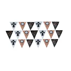 24 Ft. Religious Graduation Ready-to-Hang Plastic Pennant Banner | RAHEEV&reg;