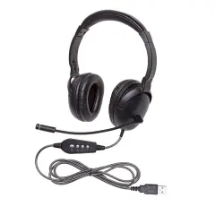 NeoTech&trade; Plus Series Headphone with Mic & USB Plug