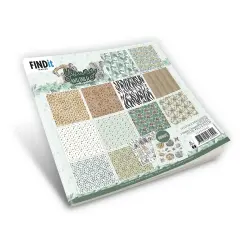 Find It Trading Yvonne Creations Paper Pack 8"X8" 18/Pkg-Design, Young And Wild