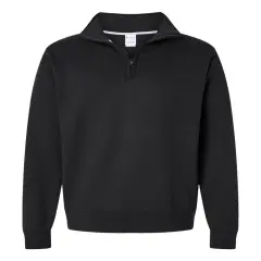 Champion&reg; Powerblend Quarter-Zip Sweatshirt Black