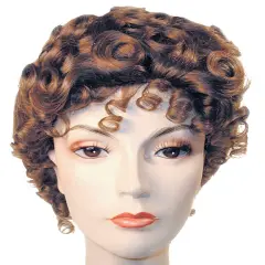The Costume Center Chestnut Brown Gibson Girl Halloween Wig Costume Accessory - One Size